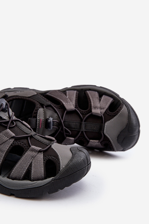 Зручні чоловічі босоніжки 4FRSS24FSANM058-23S сірі