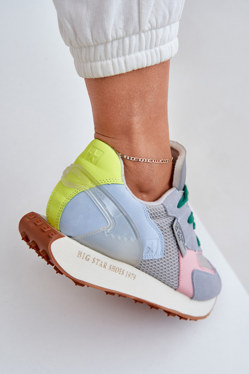 Жіночі Кросівки На Платформі Memory Foam System Big Star NN274682 Сині