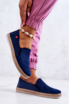 Жіночі еспадрільї Slip-On Big Star JJ276003 Темно-сині