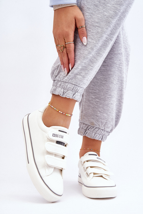 Класичні кросівки на липучці Big Star LL274A203 білі