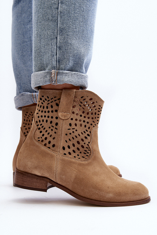 Жіночі бежеві черевики Lewski Shoes 3301/2