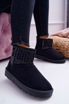Жіночі зимові черевики утеплені Black Big Star EE274260