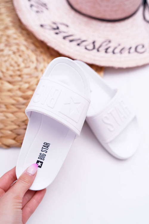 Дитячі шльопанці Big Star білі DD374154