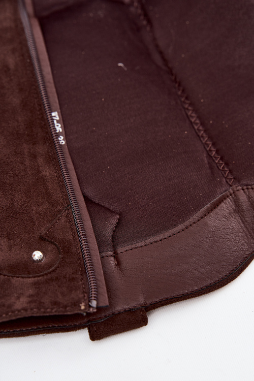 Жіночі Шкіряні Ковбойські Чоботи З Декором На Каблуці Шоколад Darella