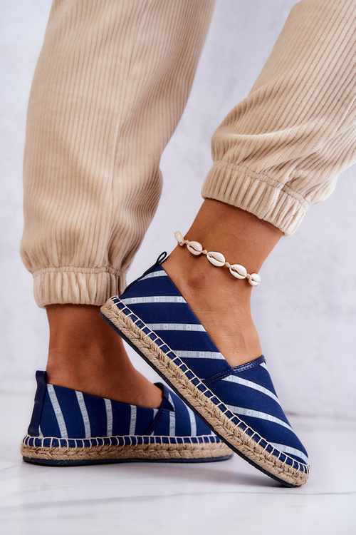 Жіночі класичні еспадрільї Big Star JJ274960 Темно-сині