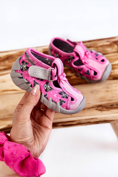 Тапочки Befado Velcro 190P102 Pink