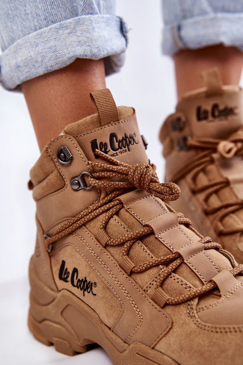 Жіноче трекінгове взуття Trappers Lee Cooper LCJ-22-31-1442 коричневий