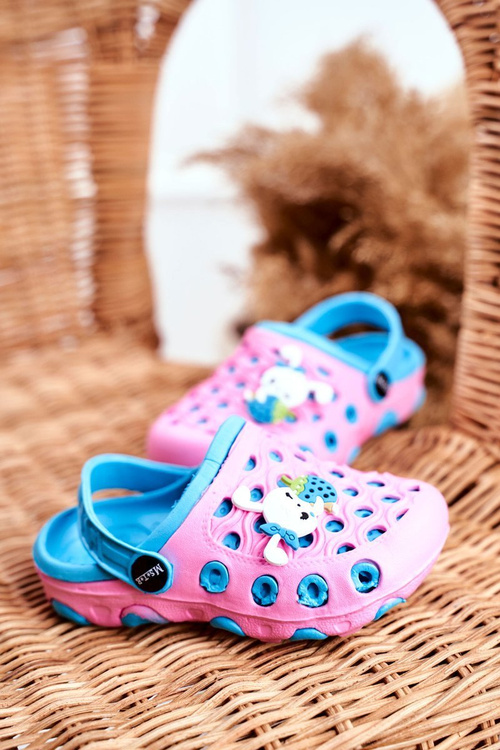 Дитяче взуття Foam Slides Pink Bunny Zoë