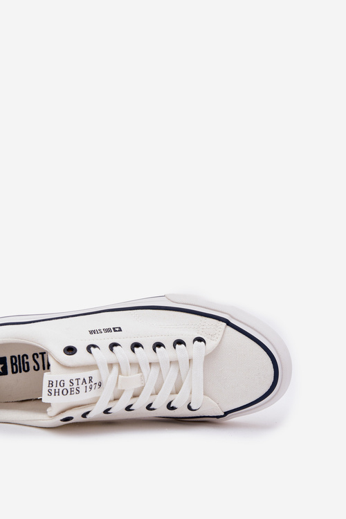 Низькі Чоловічі Кросівки Big Star NN174017 Білі