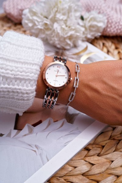 Жіночий срібний браслет-ланцюжок Amell