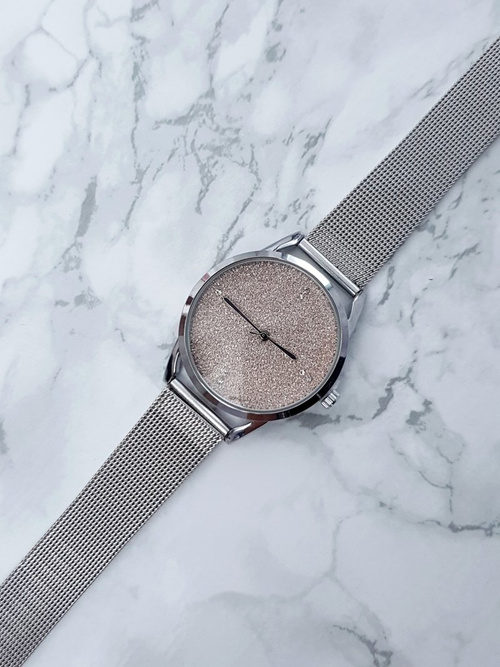 Жіночий срібний годинник Майкл Джон Браслет Парча Раптер