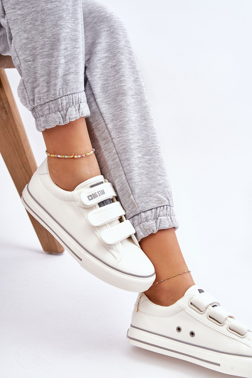 Класичні кросівки на липучці Big Star LL274A203 білі