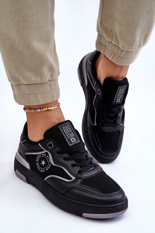 Жіноче спортивне взуття Big Star LL274443 чорно-сірий