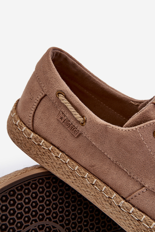 Чоловічі еспадрільї на шнурівці Big Star NN174054 Бежеві