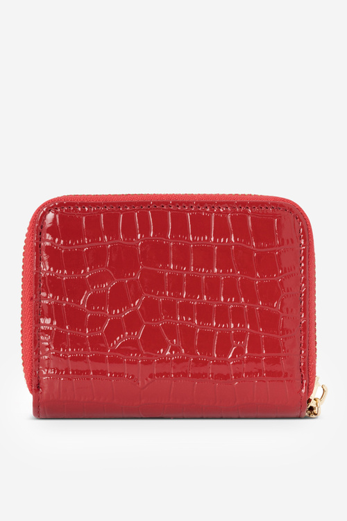 Жіночий гаманець з натуральної шкіри з тваринним принтом Small Nobo NPUR-LR0020-C005 Червоний