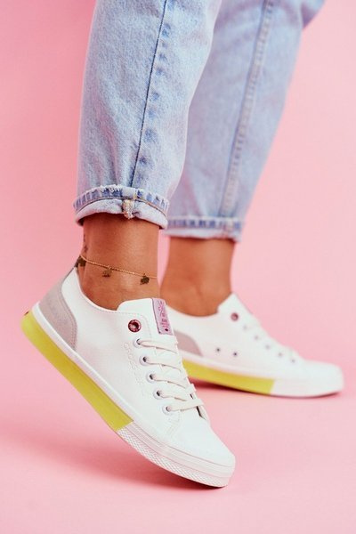 Жіночі кросівки Cross Jeans White Yellow FF2R4042C