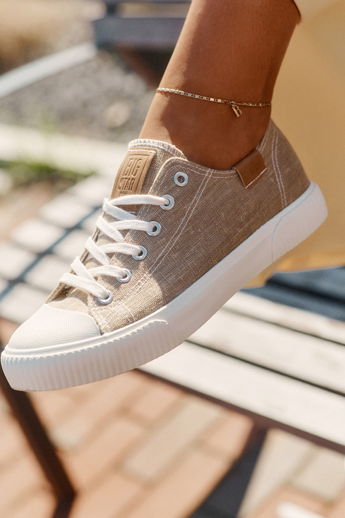 Жіночі Текстильні Кросівки Big Star RR274795 Бежеві