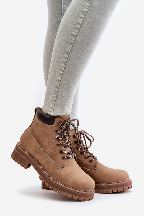 Чоботи жіночі утеплені Big Star OO274A289 Коричневі