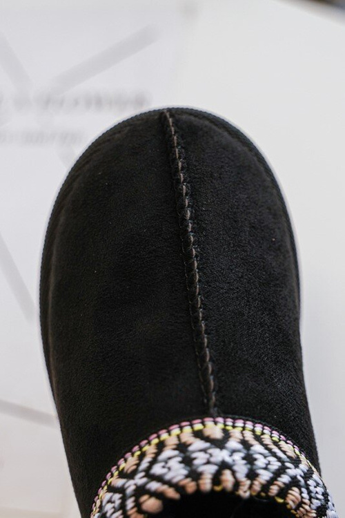 Дитячі сліпони утеплені Black Olivane