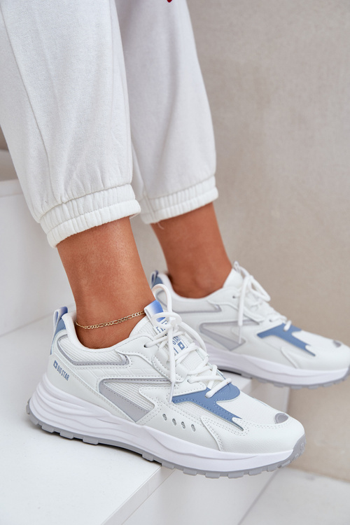 Жіноче Спортивне Взуття Big Star NN274A094 HI-POLY SYSTEM Біло-Синє