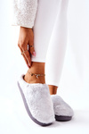 Тапочки на хутряній підкладці Light Grey Mecy