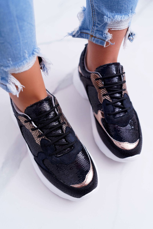 Жіноче спортивне взуття чорного кольору Rendy