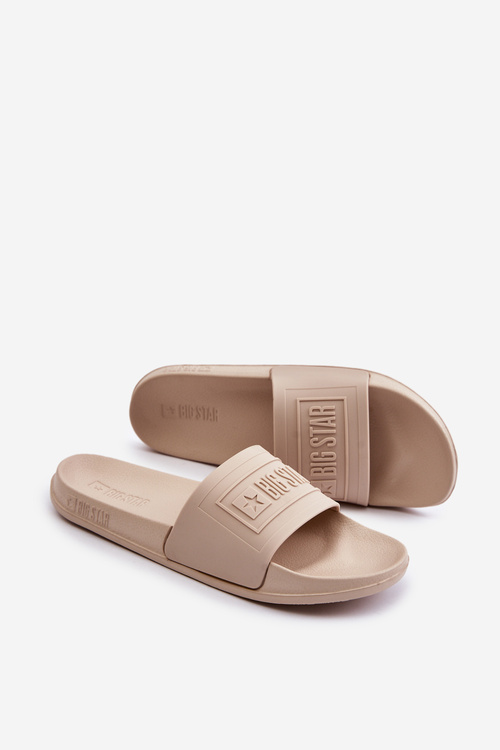 Світлі жіночі тапочки Big Star OO274035 Beige