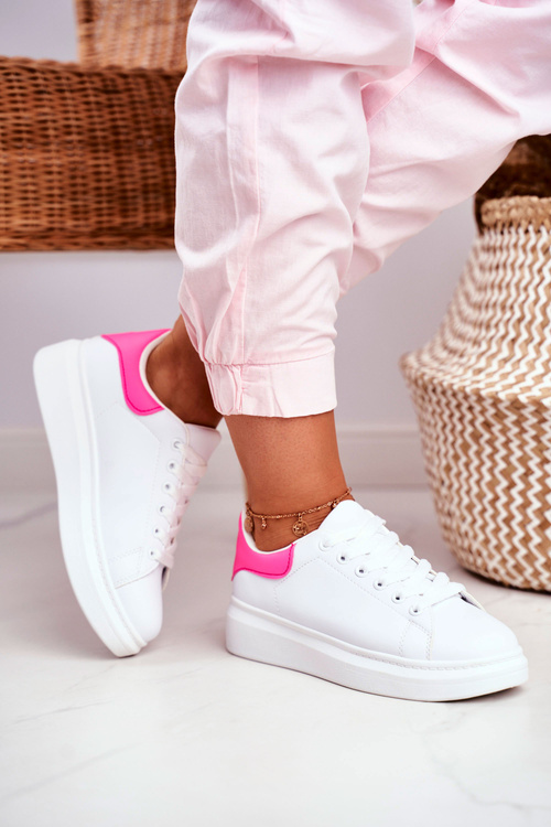 Жіноче спортивне взуття Lu Boo White Fuchsia Matilda