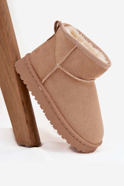 Дитячі зимові черевики з хутром Бежеві Mireya