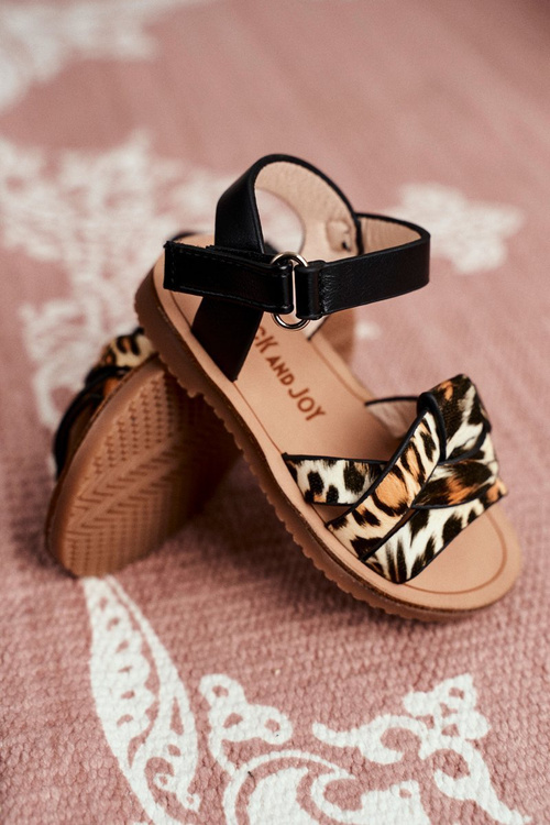 Дитячі босоніжки на липучці для дівчинки Panther Mimi