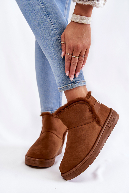 Жіночі зимові черевики Big Star KK274620 Коричневий