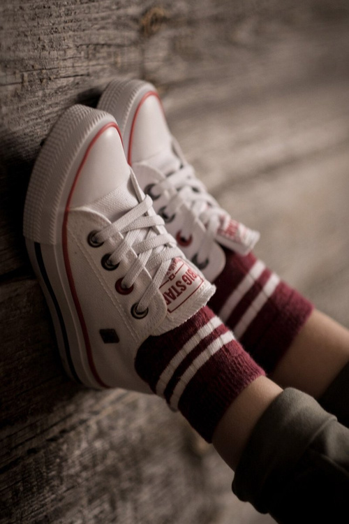 Дитячі класичні низькі кросівки BIG STAR HH374089 Білі