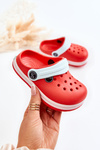 Зручні дитячі тапочки Cracks Red Colly