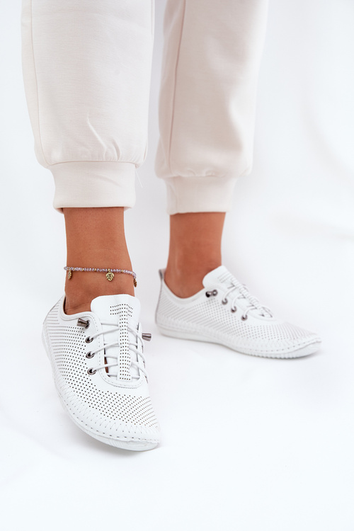 Жіноче Шкіряне Взуття З Природної Шкіри Artiker 54C0831 Біле