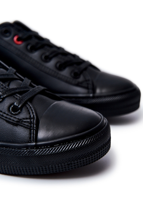 Чоловічі шкіряні кросівки BIG STAR JJ174005 Чорні