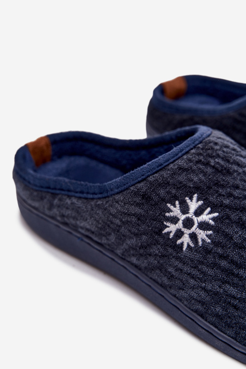 Чоловічі домашні капці темно-сині Darline