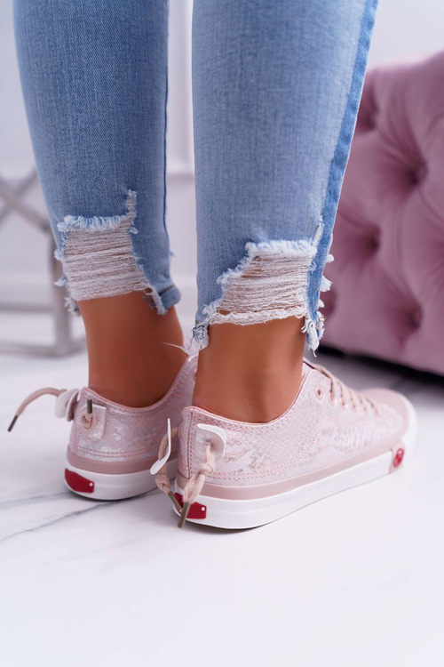 Жіночі кросівки Cross Jeans рожеві DD2R4058