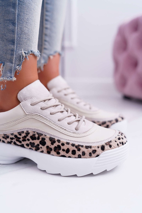 Спортивні жіночі леопардові туфлі Deborah