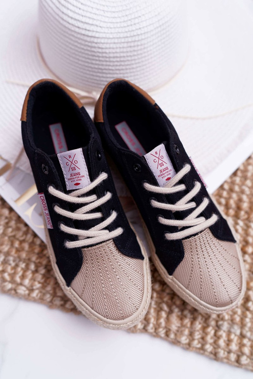 Жіночі кросівки Cross Jeans чорні DD2R4093