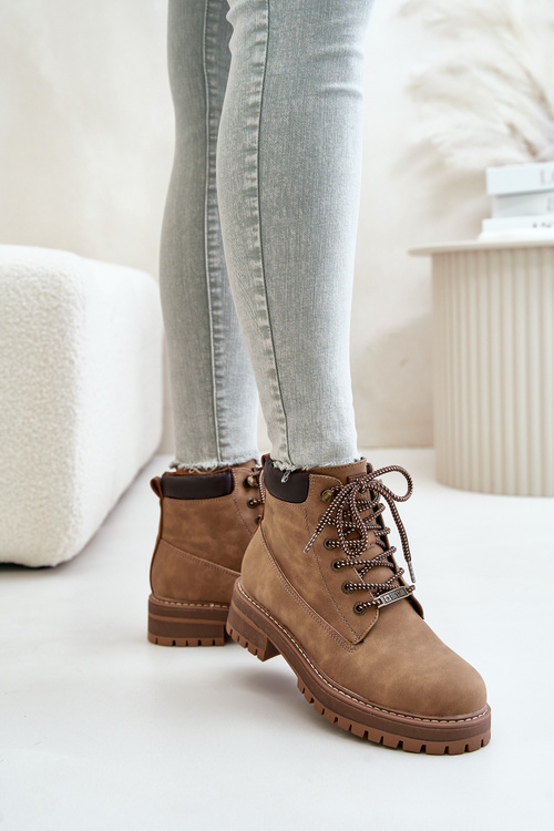 Чоботи жіночі утеплені Big Star OO274A289 Коричневі