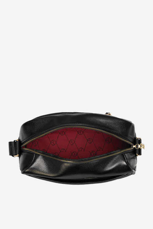 Шкіряна сумка через плече NOBO NBAG-R3020-C020 Чорна