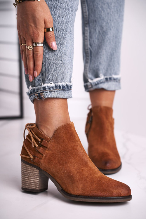 Чоботи жіночі на підборах Maciejka Leather Ginger 04812-29