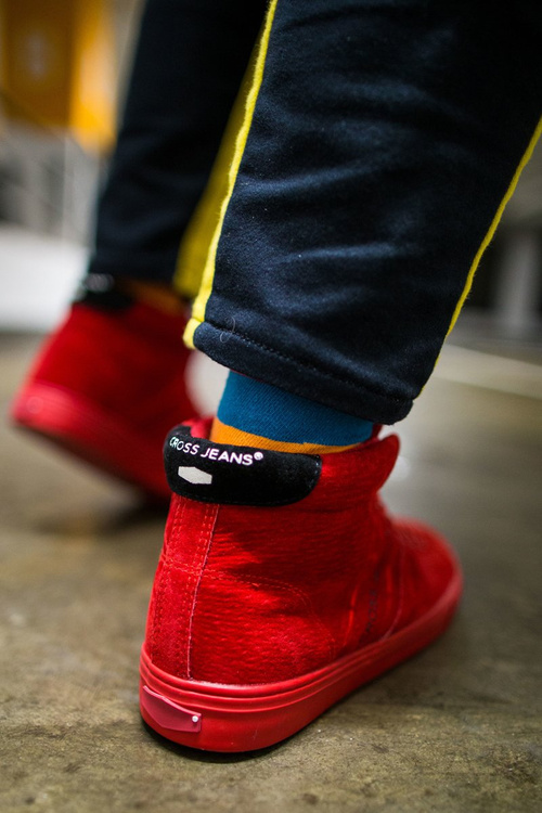 Чоловічі високі кросівки Cross Jeans Leather Suede Red EE1R4055C