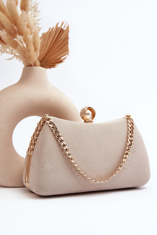 В гостях Сумка-клатч Nadrei Beige