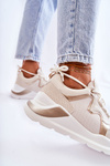 Жіночі модні кросівки світло-бежеві Allie