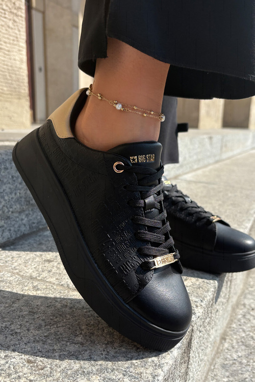 Жіночі Кросівки З Еко Шкіри Big Star RR274257 Чорні