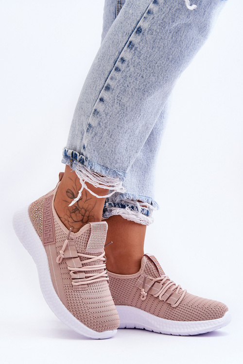 Жіноче спортивне взуття без шнурівки Рожеве Тримай мене!