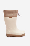 Дитячі черевики Wellington з коміром Wave Gokids 979 Beige