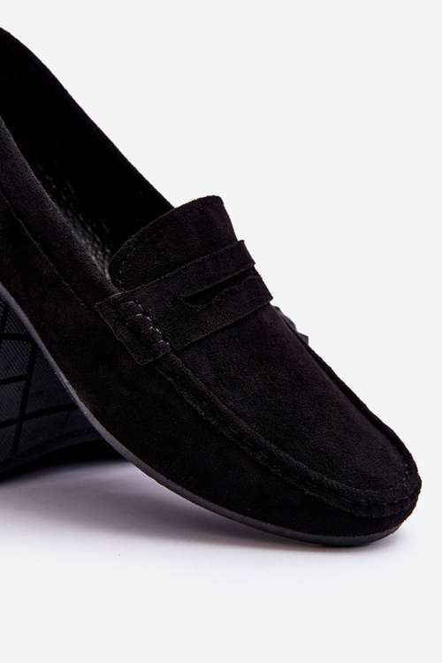 Чоловічі замшеві лофери Black Mack