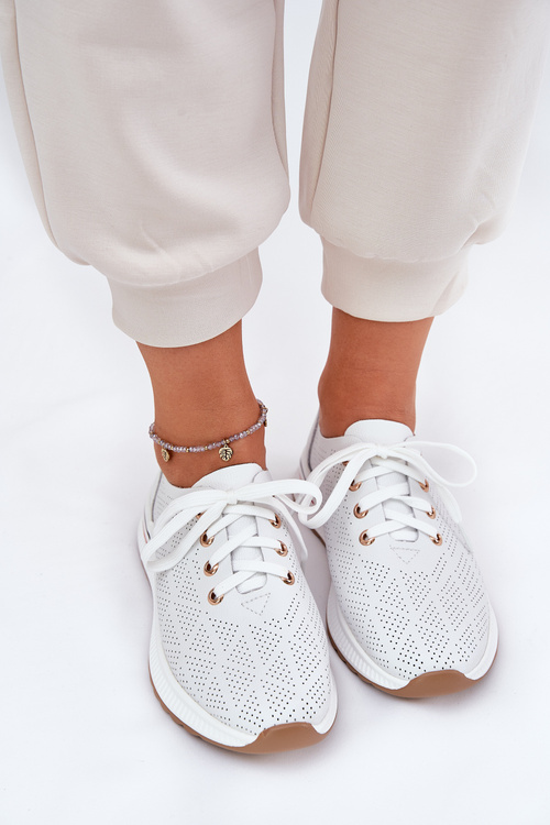 Шкіряні Легкі Полуботинки Для Жінок Artiker 54C1758 Білі